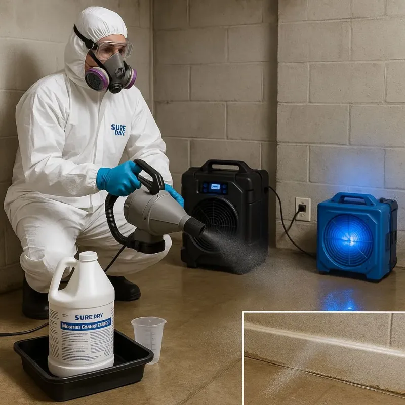 Sanitization and Odor Removal process in Poultney, VT